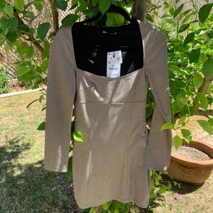 Square neck Zara dress